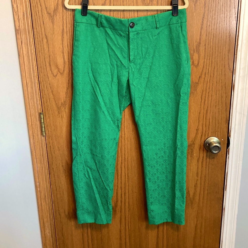 Banana Republic green decorative Hampton Pants